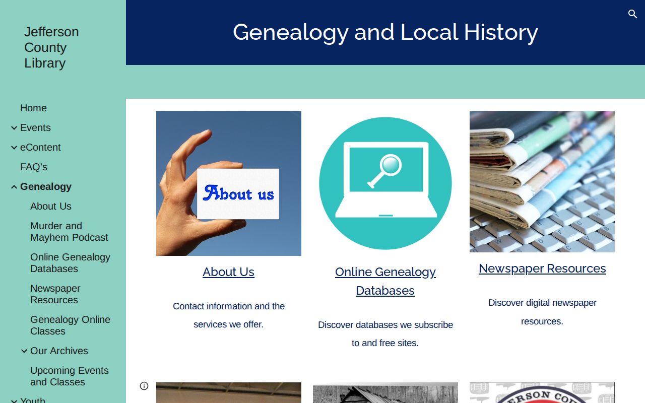 Arnold city directory research at the Jefferson County Library genealogy collection